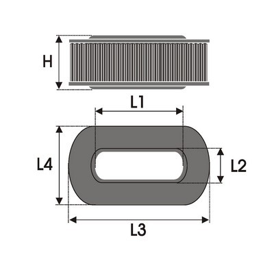 FILTRO SUSTITUCION GREEN R083234 OVAL - Imagen 4