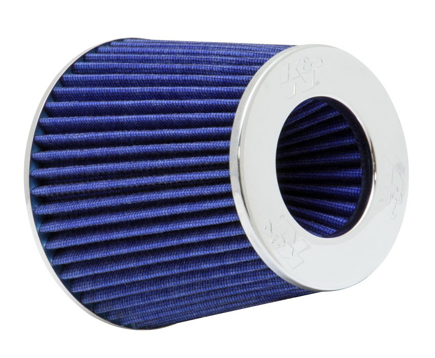 UNIVERSAL CLAMP-ON AIR FILTER K&N 6" OD B X 5"H W/4". 3-1/2". 3"DIA FLG W/INVERTED FILTER TOP