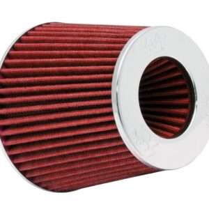 UNIVERSAL CLAMP-ON AIR FILTER K&N 6" OD B X 5"H W/4". 3-1/2". 3"DIA FLG W/INVERTED FILTER TOP