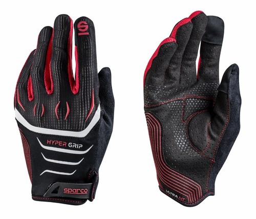 GUANTES HYPERGRIP TALLA 9 NEGRO/RE