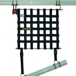 RED DE VENTANA TAMAÑO II INCL. MATERIALES DE MONTAJE NEGRO COPILOTO SCHROTH