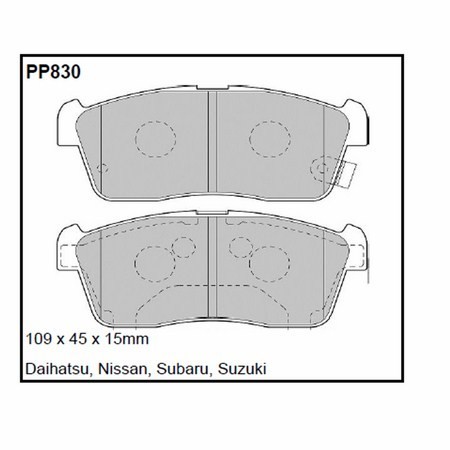 PASTILLAS PREDRATOR BLACK DIAMOND KBD1680G12 - Imagen 4