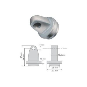 TORNILLO DE GUDGEON PARA CONECTAR LA JAULA ANTIVUELCO