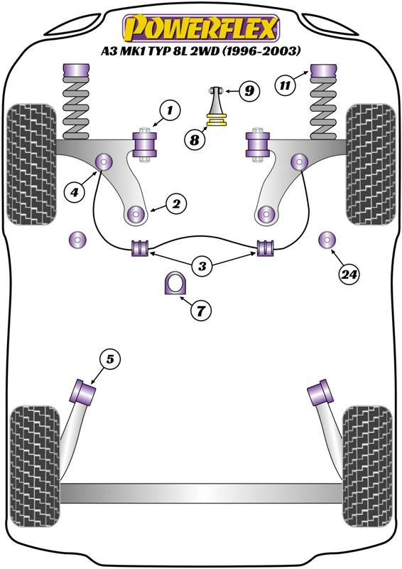 INFERIOR SOPORTE MOTOR SMALL SILENTBLOCK - Imagen 2