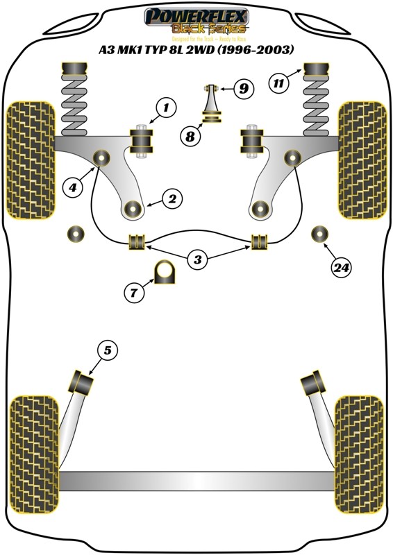 INFERIOR SOPORTE MOTOR SMALL SILENTBLOCK - Imagen 3