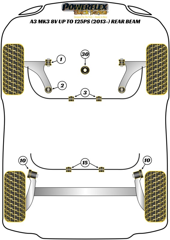 INFERIOR SOPORTE MOTOR INSERT (LARGE) - Imagen 3