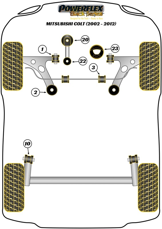 INFERIOR SOPORTE MOTOR LARGE SILENTBLOCK INSERT - Imagen 3