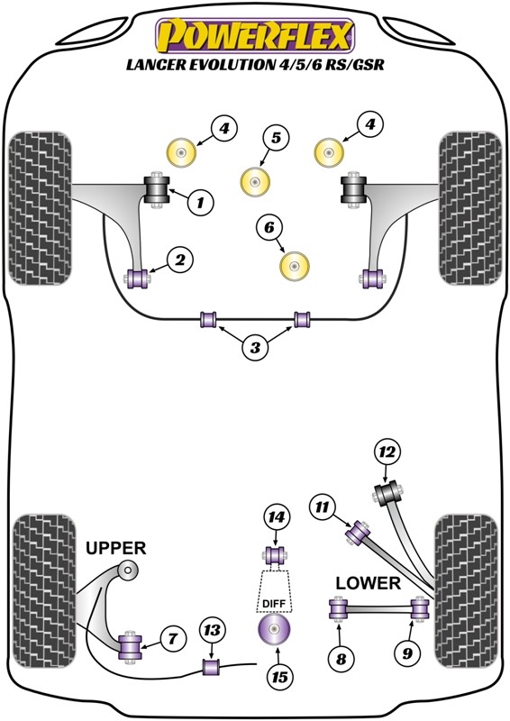 DELANTERO INFERIOR DIFERENCIAL SOPORTE (TRACK) - Imagen 2