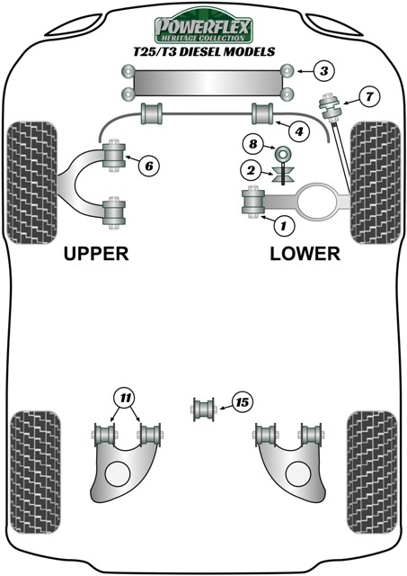 TRASERO BRAZO TIRADO A CHASSIS SILENTBLOCK - Imagen 3