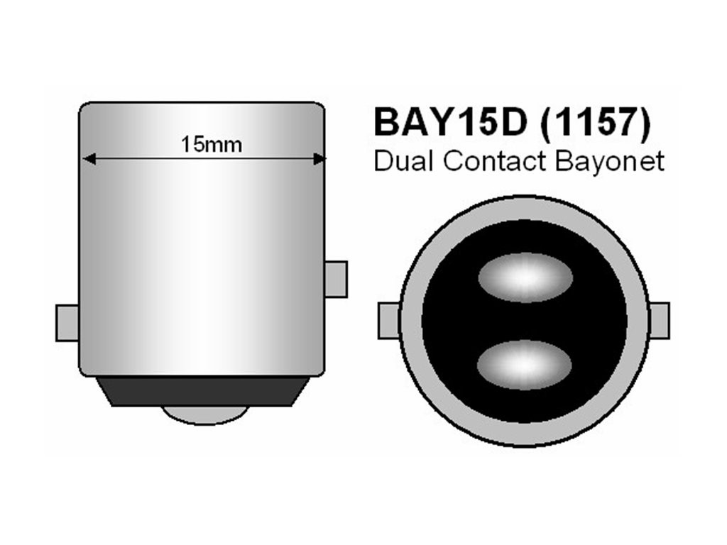 LÁMPARA M-TECH BAY15D 12V 21/5W P21/5W ROJO | 10 UDS - Imagen 5