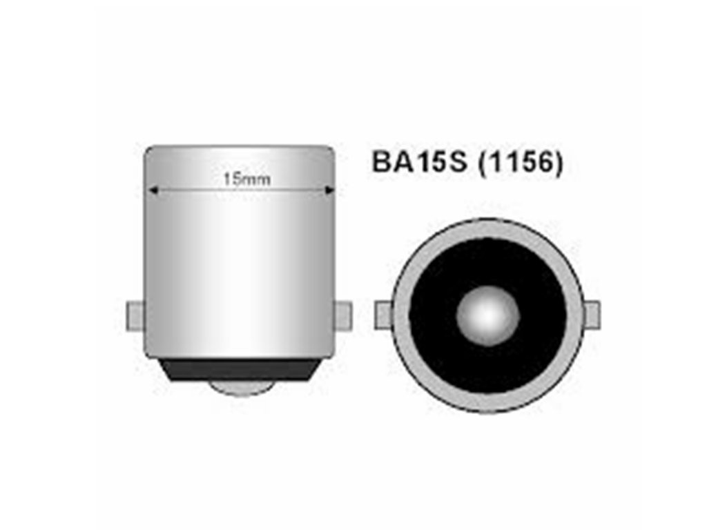 LÁMPARA M-TECH BA15S 12V 21/4W S25 ROJO | 10 UDS - Imagen 4