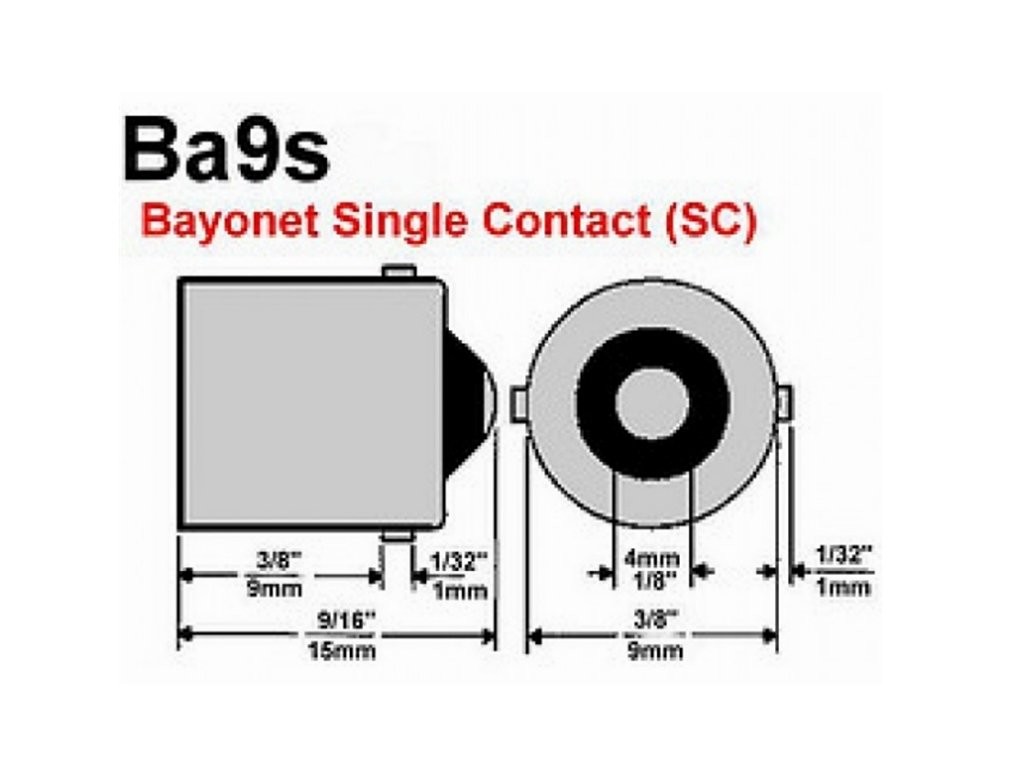 BLISTER 2X LED L016W - BA9S 1XHP BLANCO - Imagen 2