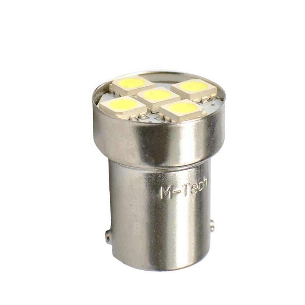 BLISTER 2X LED L075W - BA15S G18 5XSMD5050 BLANCO