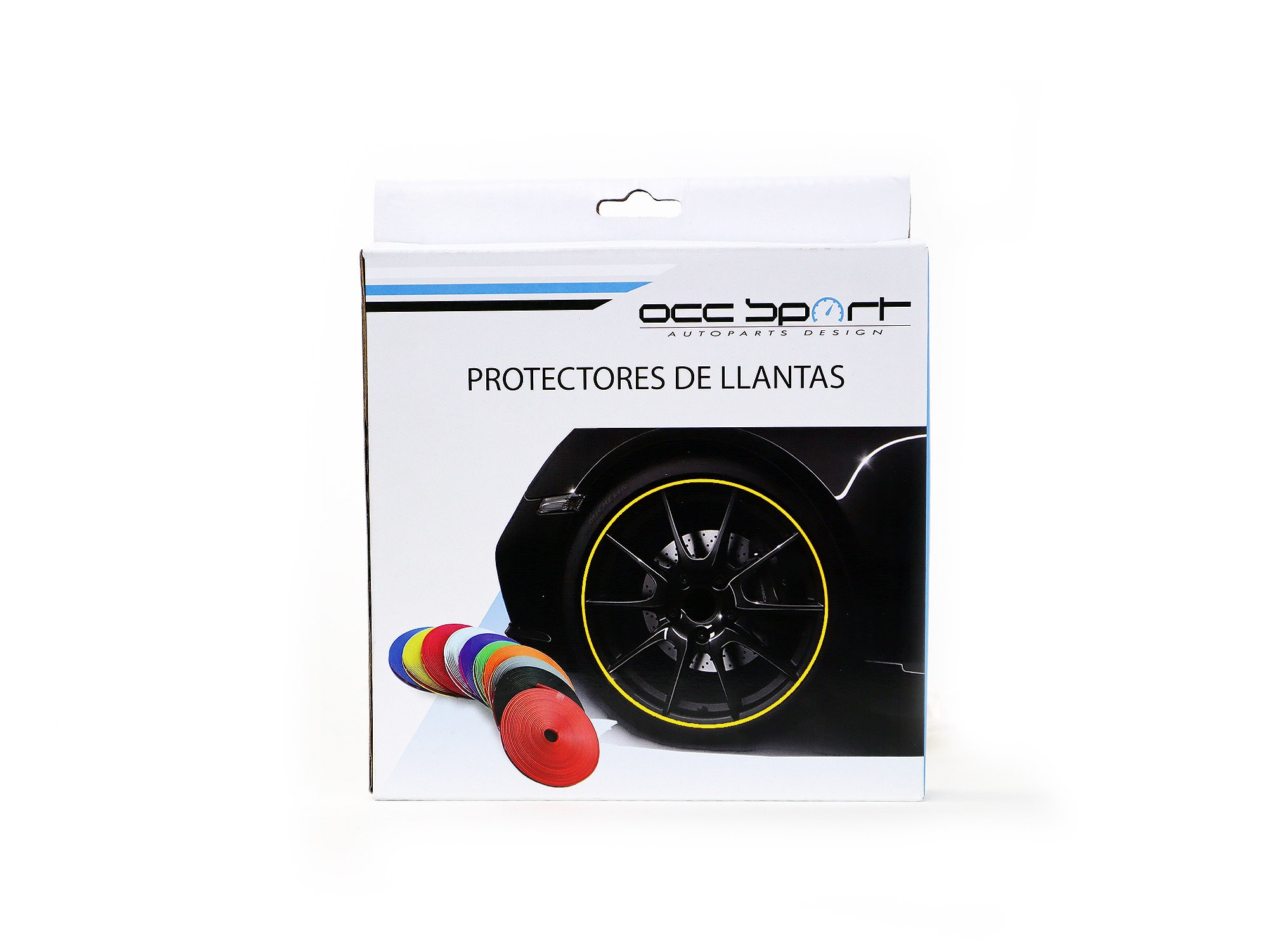 PROTECTOR DE LLANTAS COLOR AMARILLO OCC MOTORSPORT - Imagen 4