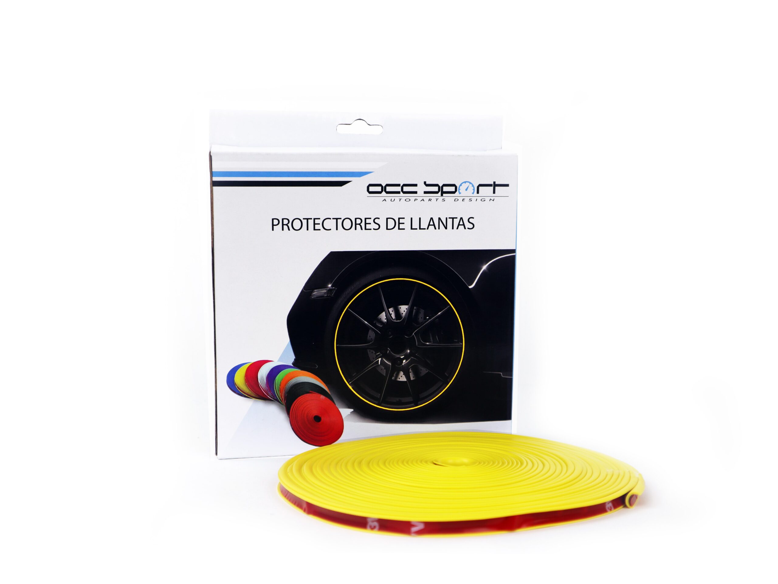 PROTECTOR DE LLANTAS COLOR AMARILLO OCC MOTORSPORT - Imagen 5