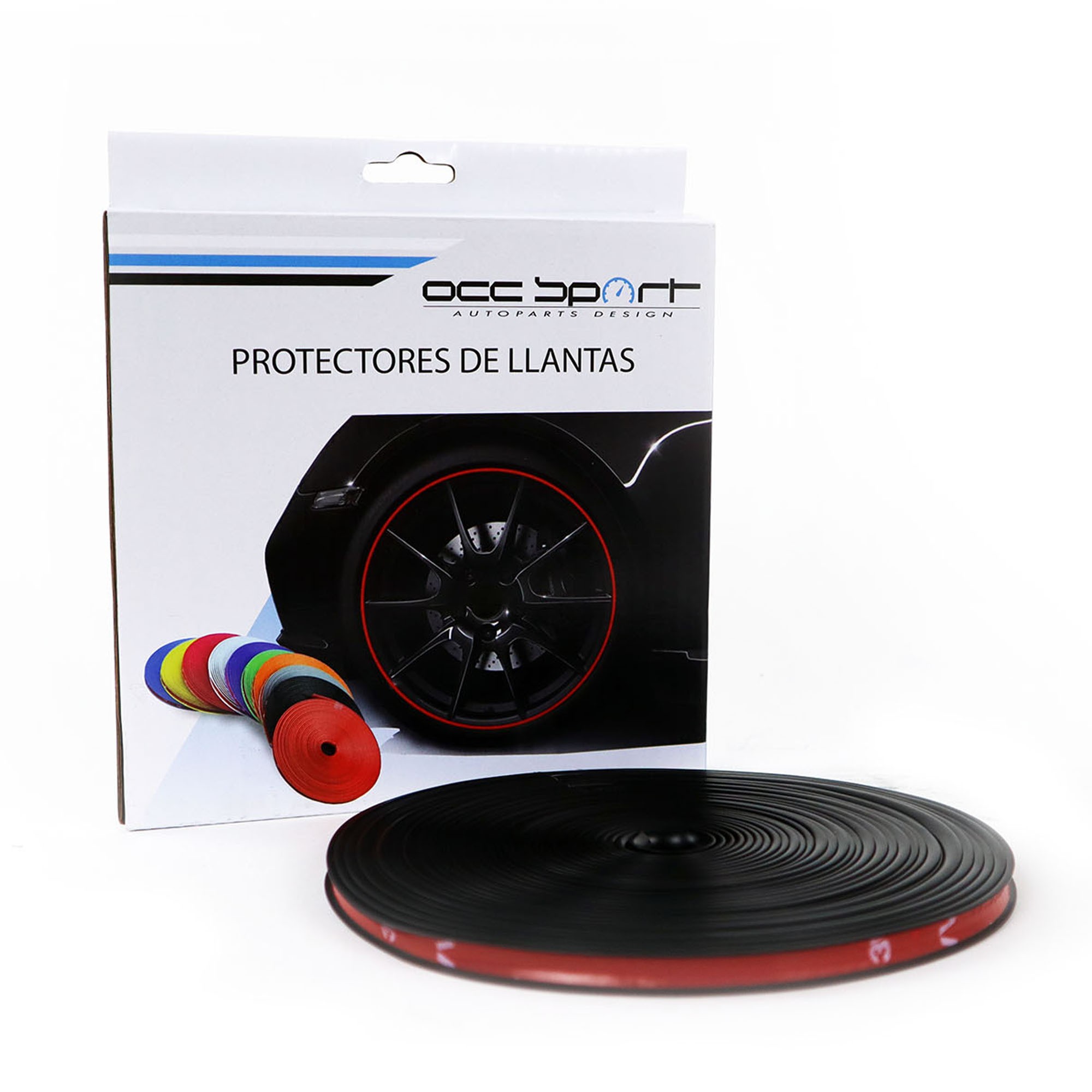 PROTECTOR DE LLANTAS COLOR NEGRO OCC MOTORSPORT - Imagen 5