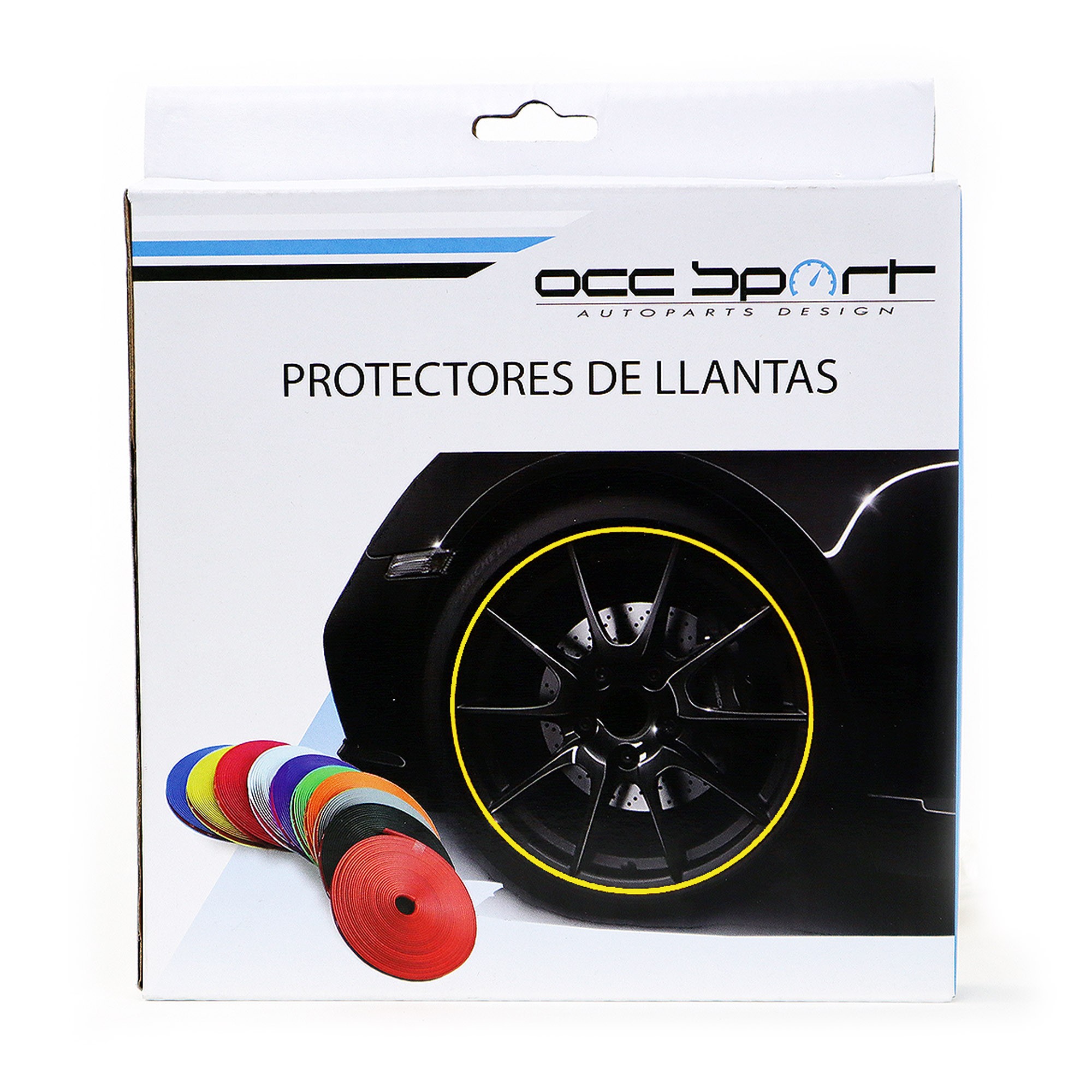 PROTECTOR DE LLANTAS COLOR NEGRO OCC MOTORSPORT - Imagen 4