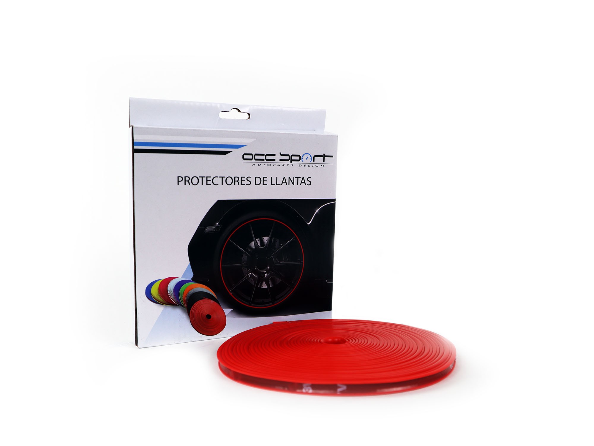 PROTECTOR DE LLANTAS COLOR ROJO OCC MOTORSPORT - Imagen 4