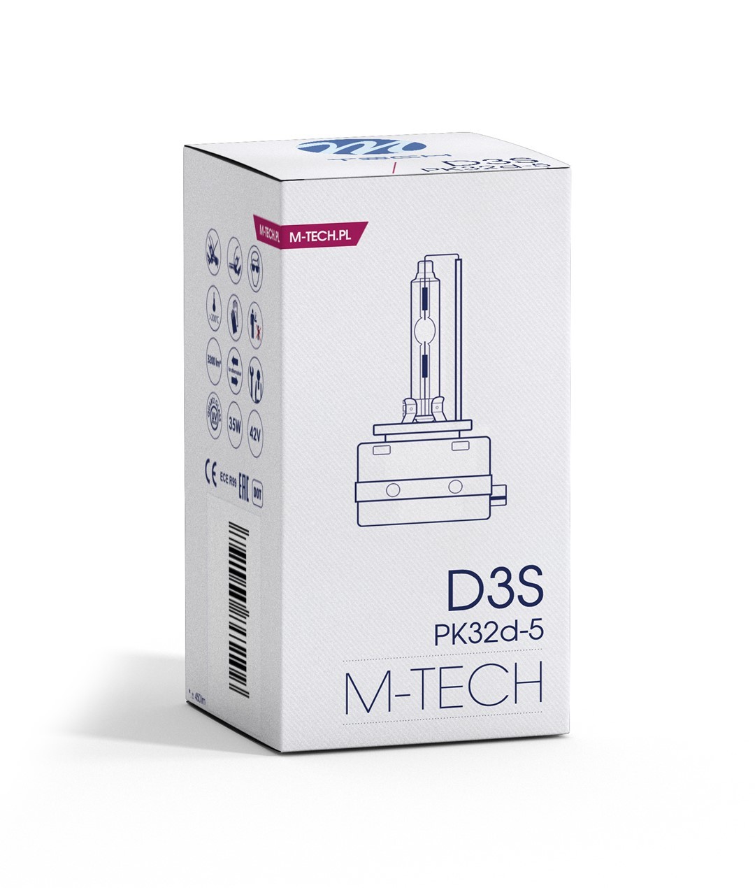 LÁMPARA XENÓN M-TECH BASIC D3S 6000K - Imagen 3