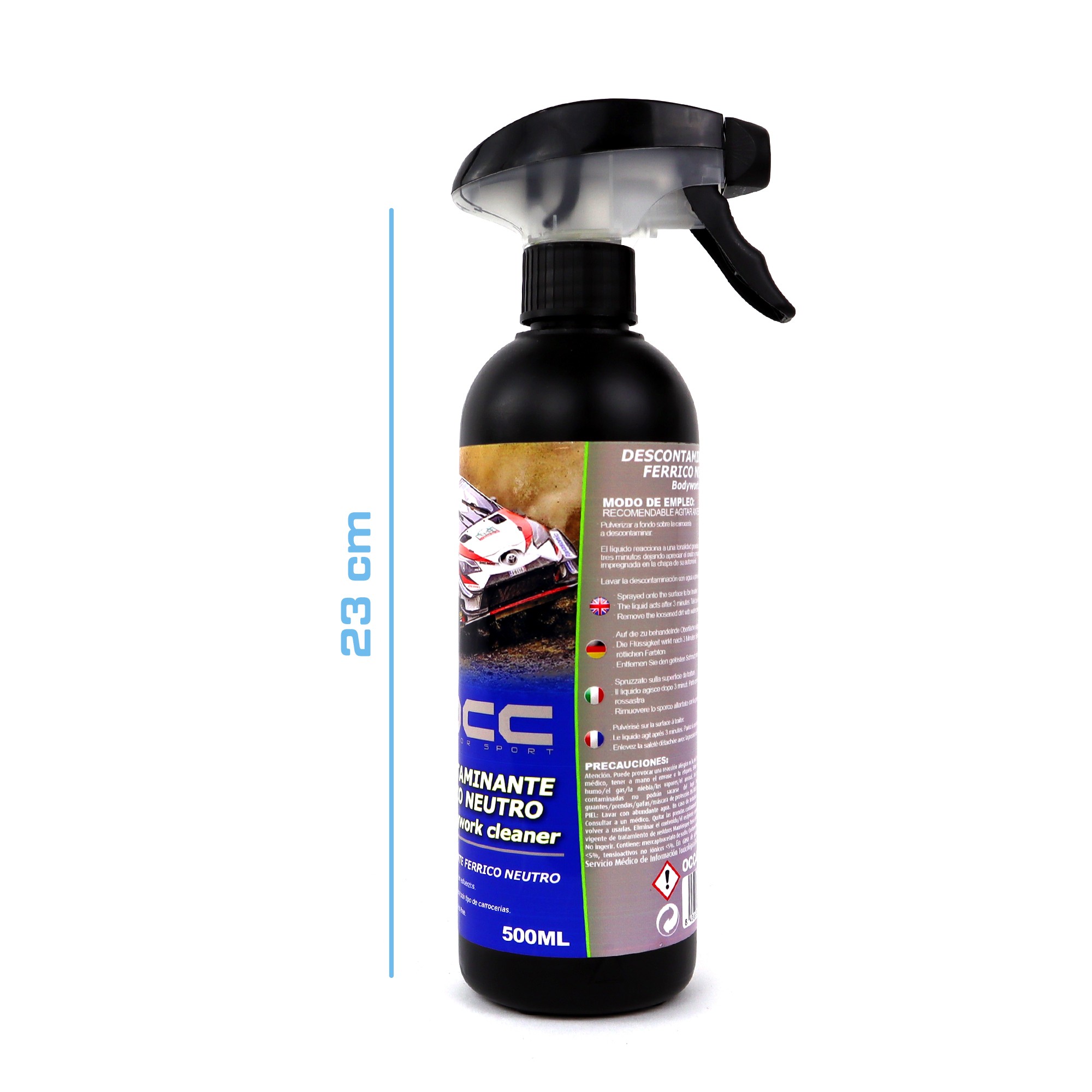 DESCONTAMINANTE FERRICO COCHE 500 ML OCC MOTORSPORT - Imagen 2