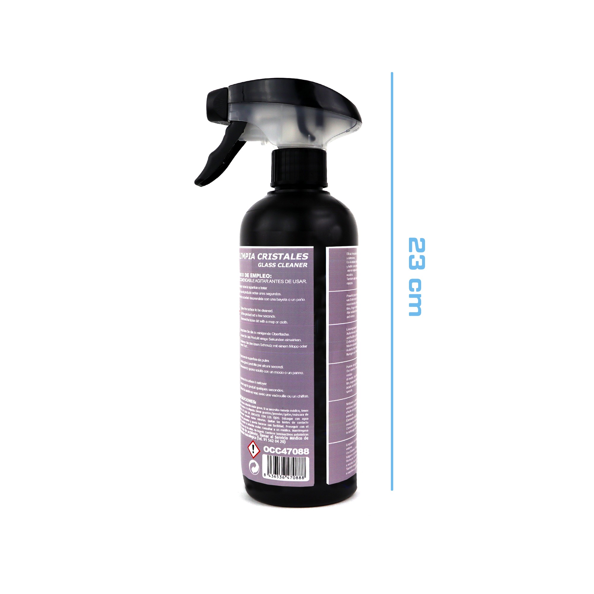 LIMPIA CRISTALES COCHE 500 ML OCC MOTORSPORT - Imagen 2