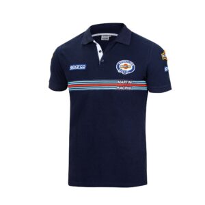 POLO REPLICA MARTINI-R TALLA M AZUL MARINO