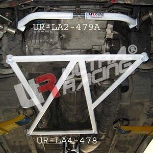NISSAN SKYLINE R32 GTR ULTRARACING 4-POINT FRONT LOWER BRACE