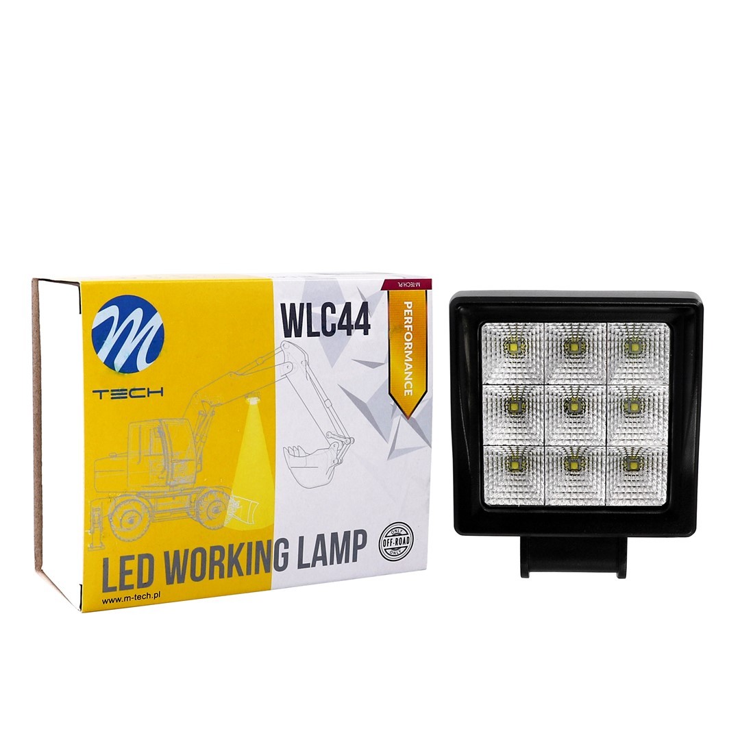 FARO DE TRABAJO - CUADRADO 9X5W CREE 45W 10-32V FLOOD, PERFORMANCE SERIES