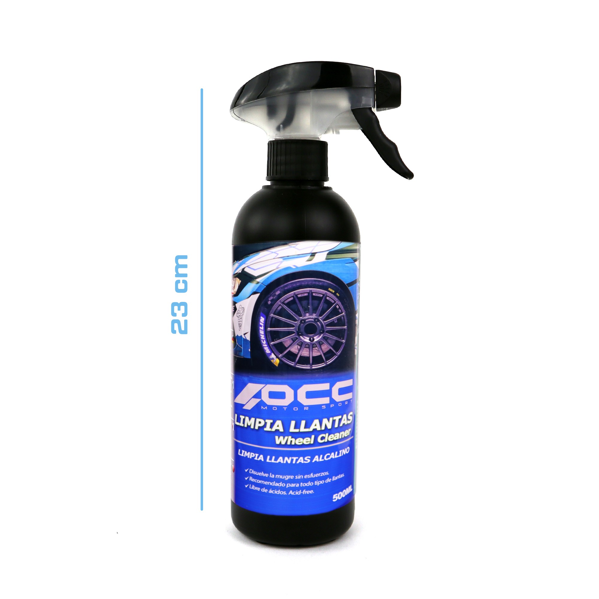 LIMPIA LLANTAS ALCALINO POWER ONE 500 ML OCC MOTORSPORT - Imagen 2