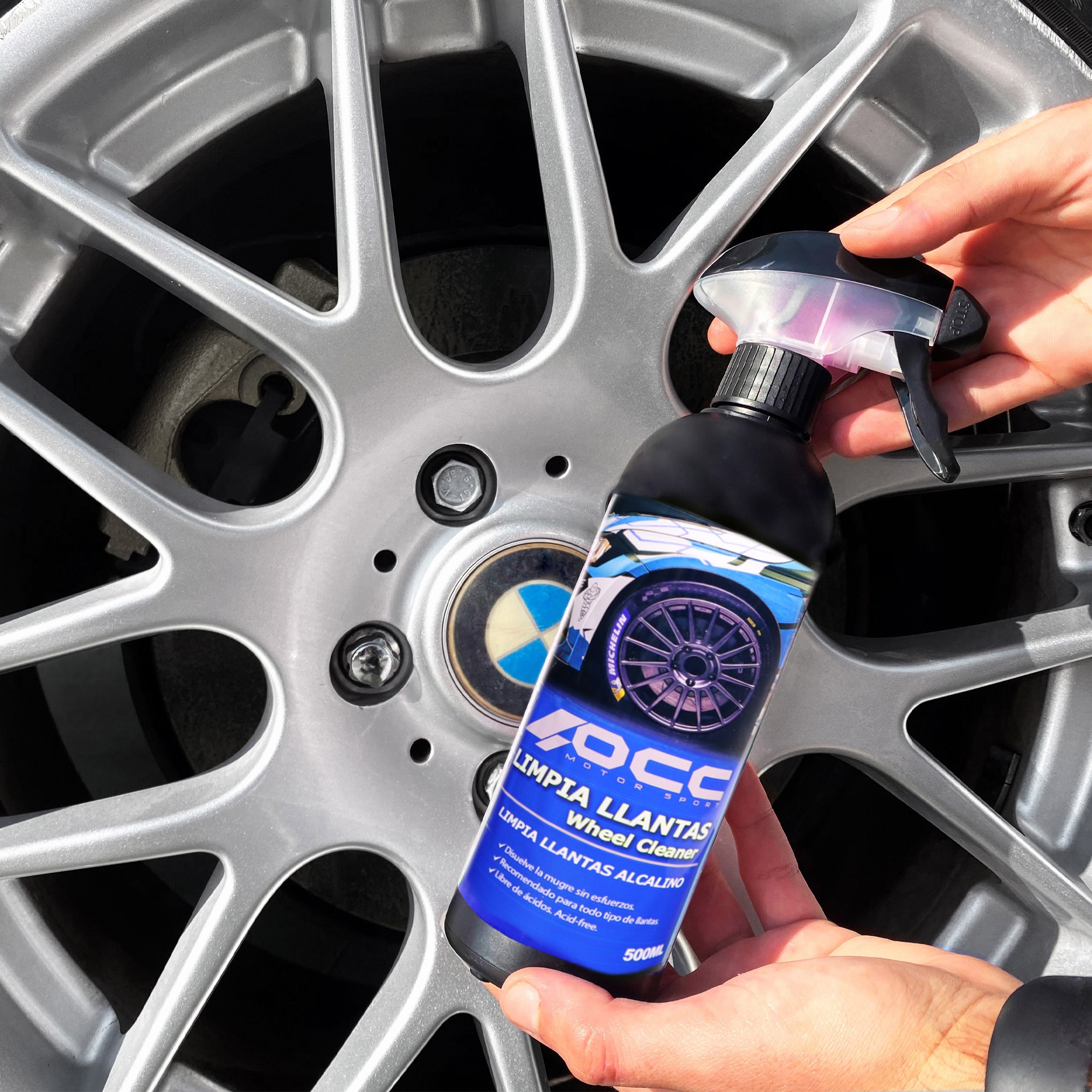LIMPIA LLANTAS ALCALINO POWER ONE 500 ML OCC MOTORSPORT - Imagen 4