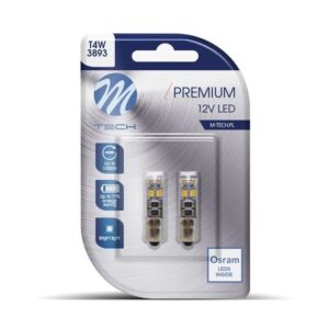 BOMBILLAS LED BLANCO CANBUS 12V T4W/BA9S (STOCK LAST)