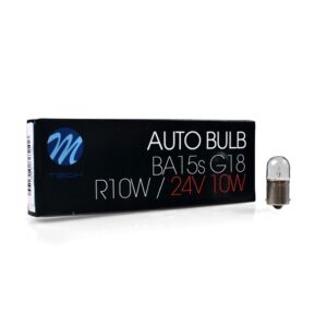 LÁMPARA M-TECH BA15D R5W 24V/5W | 10 UDS