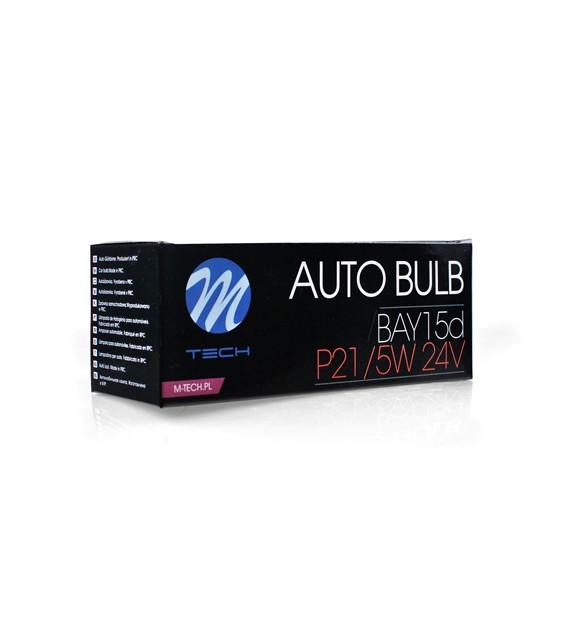 LÁMPARA M-TECH BA15D 24V 21/5W CLEAR | 10 UDS - Imagen 3