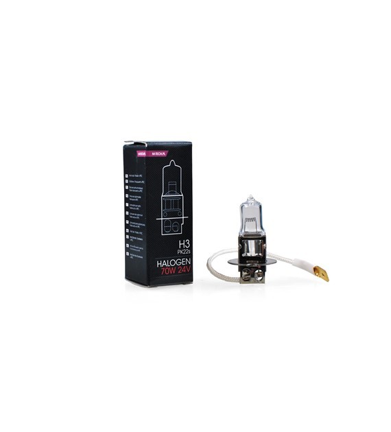 LÁMPARA HALÓGENA M-TECH PK22S 24V/70W H3