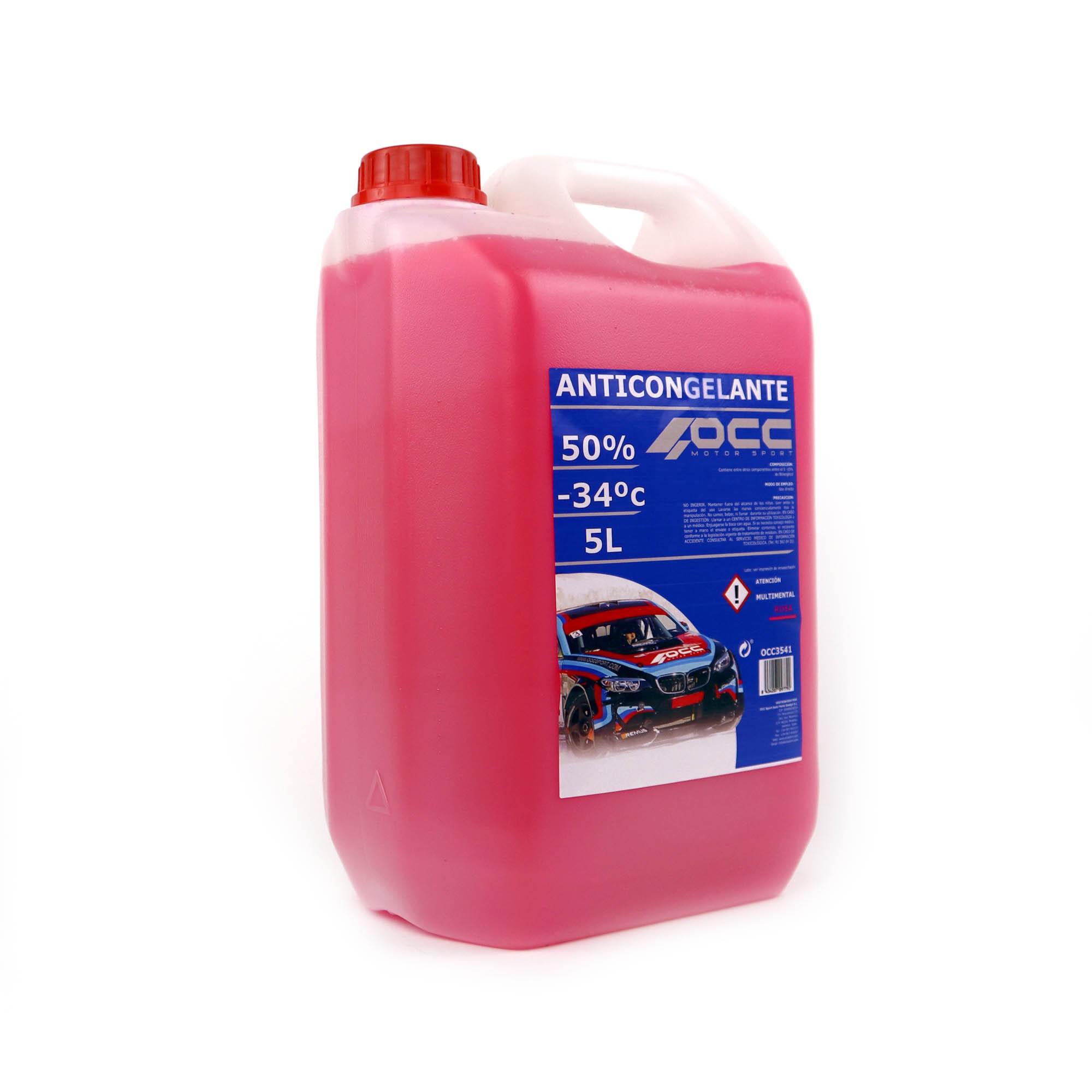 ANTICONGELANTE ROSA G12 50% 5 LITROS - Imagen 2