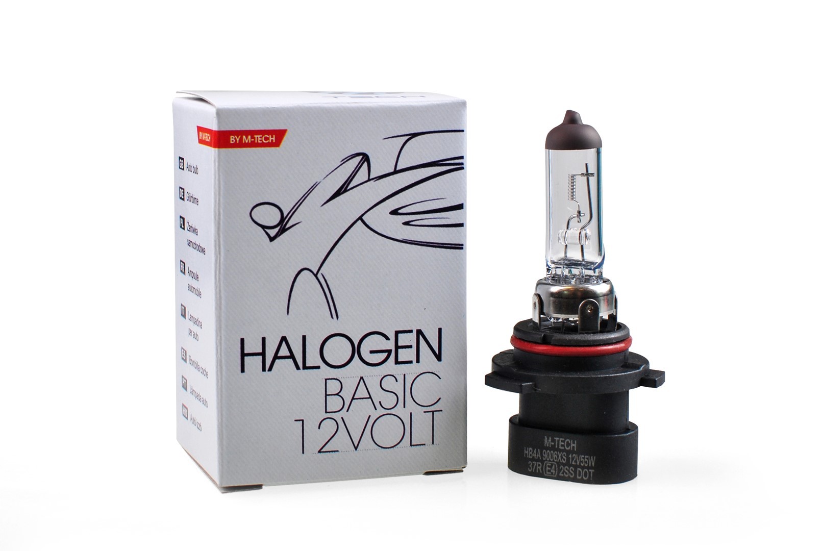 LÁMPARA HALÓGENA M-TECH P22D-A 9006XS 12V/55W HB4A - Imagen 2