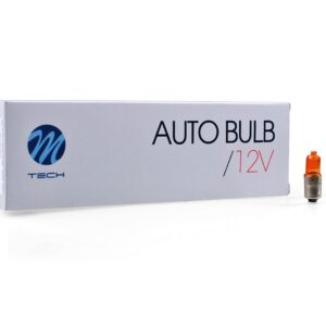 LÁMPARA HALÓGENA M-TECH BAZ9S 12V/6W HY6W ÁMBAR | 10 UDS