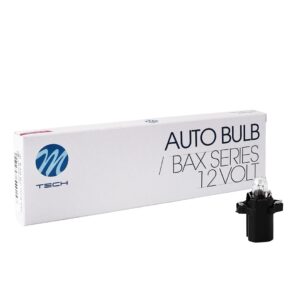 LÁMPARA M-TECH B8.3D 12V/1.2W NEGRA | 10 UDS