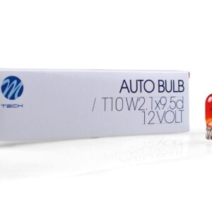 LÁMPARA M-TECH W2.1X9.5D T10-WY5W ÁMBAR | 10 UDS