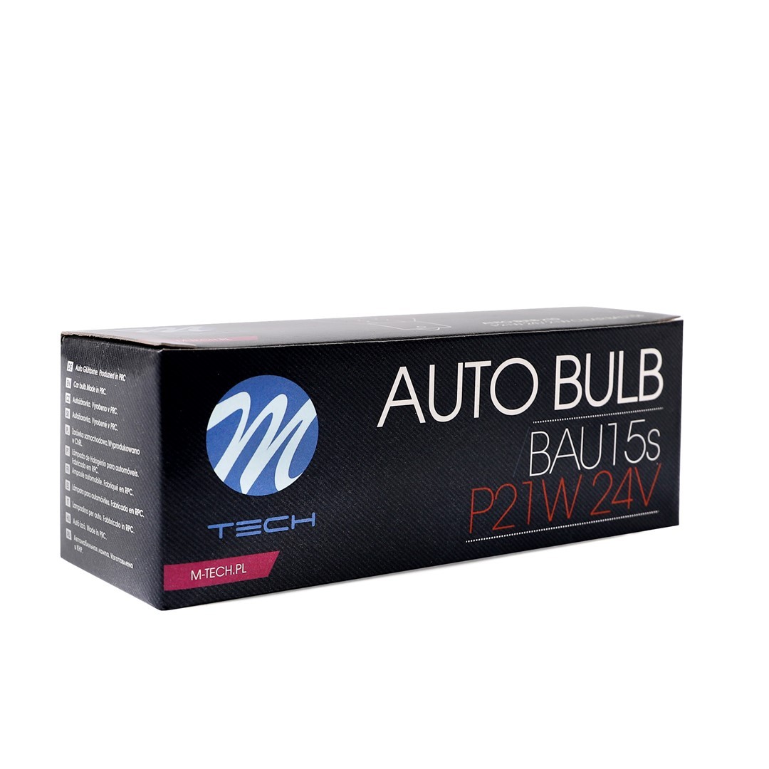 LÁMPARA M-TECH BAU15S 24V/21W BLANCO | 10 UDS - Imagen 2