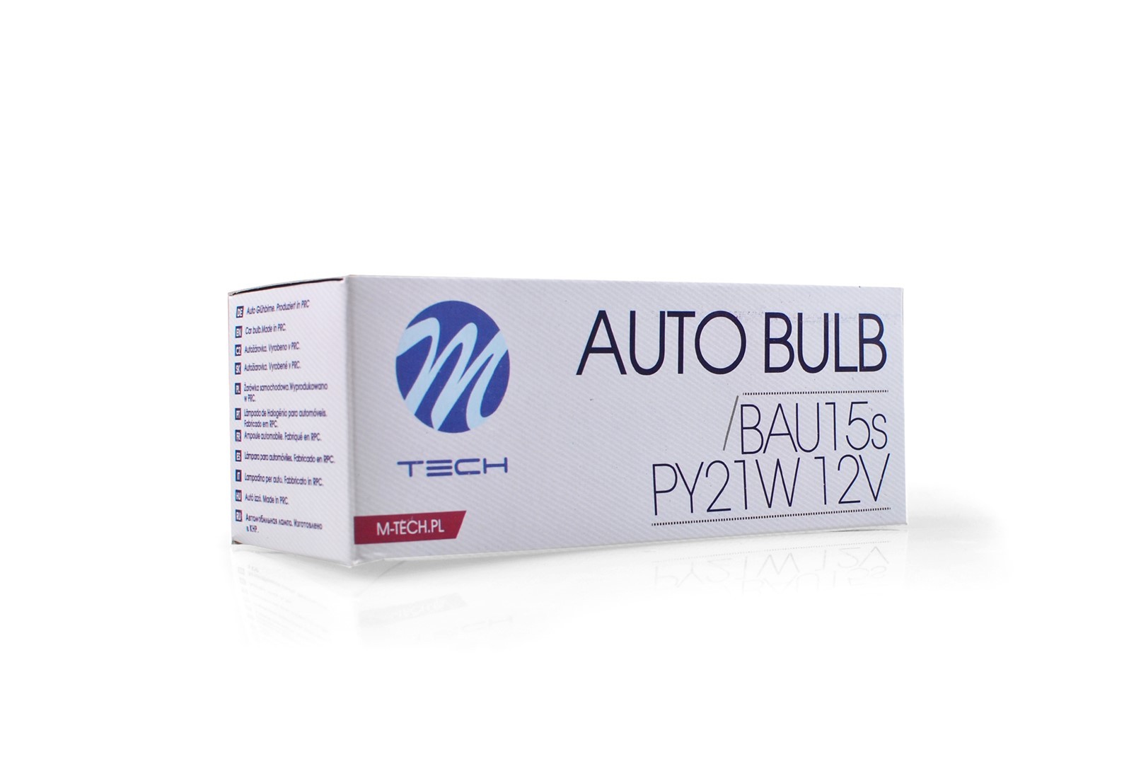 LÁMPARA M-TECH BAU15S 12V/21W PY21W ÁMBAR | 10 UDS - Imagen 3