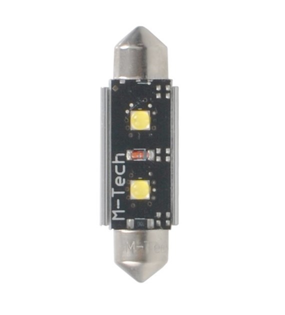 BLISTER 2X LED L813W - C5W 36MM 2XHP BLANCO - Imagen 2