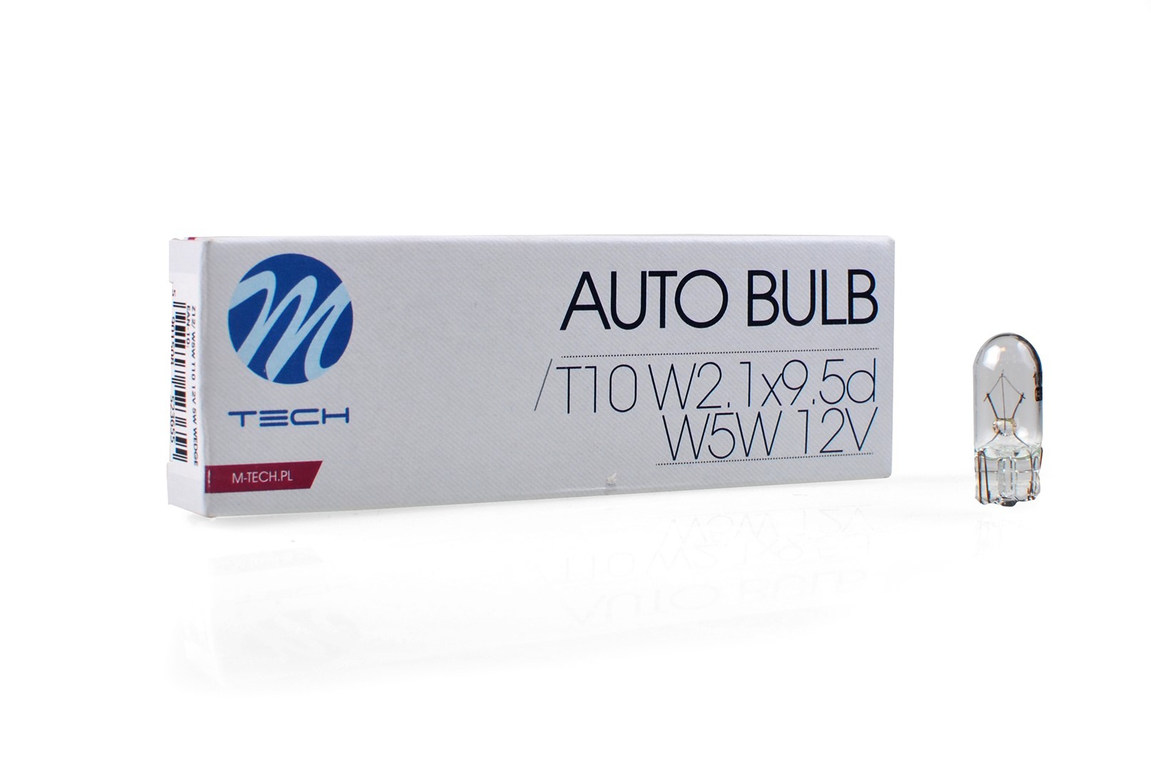 LÁMPARA M-TECH W2.1X9.5D 12V/5W T10-W5W | 10 UDS - Imagen 2
