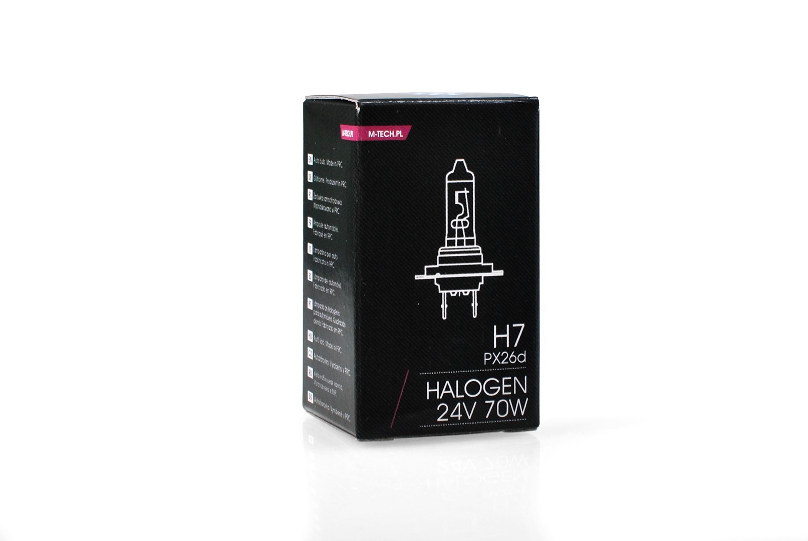 LÁMPARA HALÓGENA M-TECH PX26D 24V/70W H7 - Imagen 3