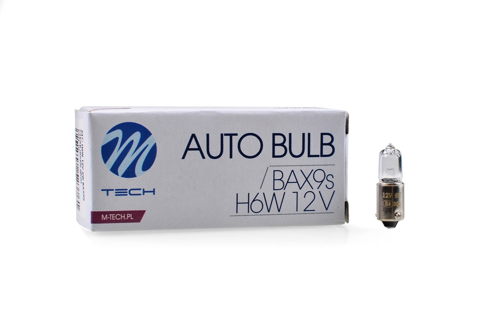 LÁMPARA HALÓGENA M-TECH BAX9S 12V/6W H6W | 10 UDS - Imagen 2