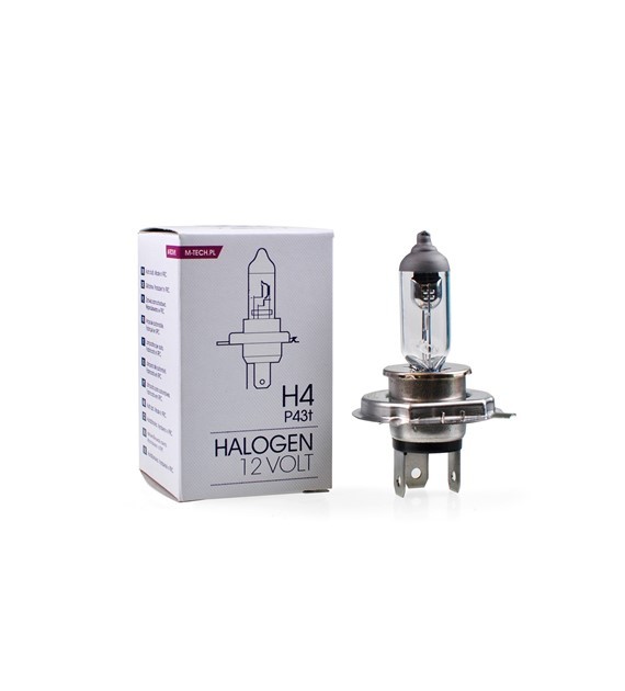 LÁMPARA HALÓGENA M-TECH H4 9003 HB2 P43T 60/55W 12V