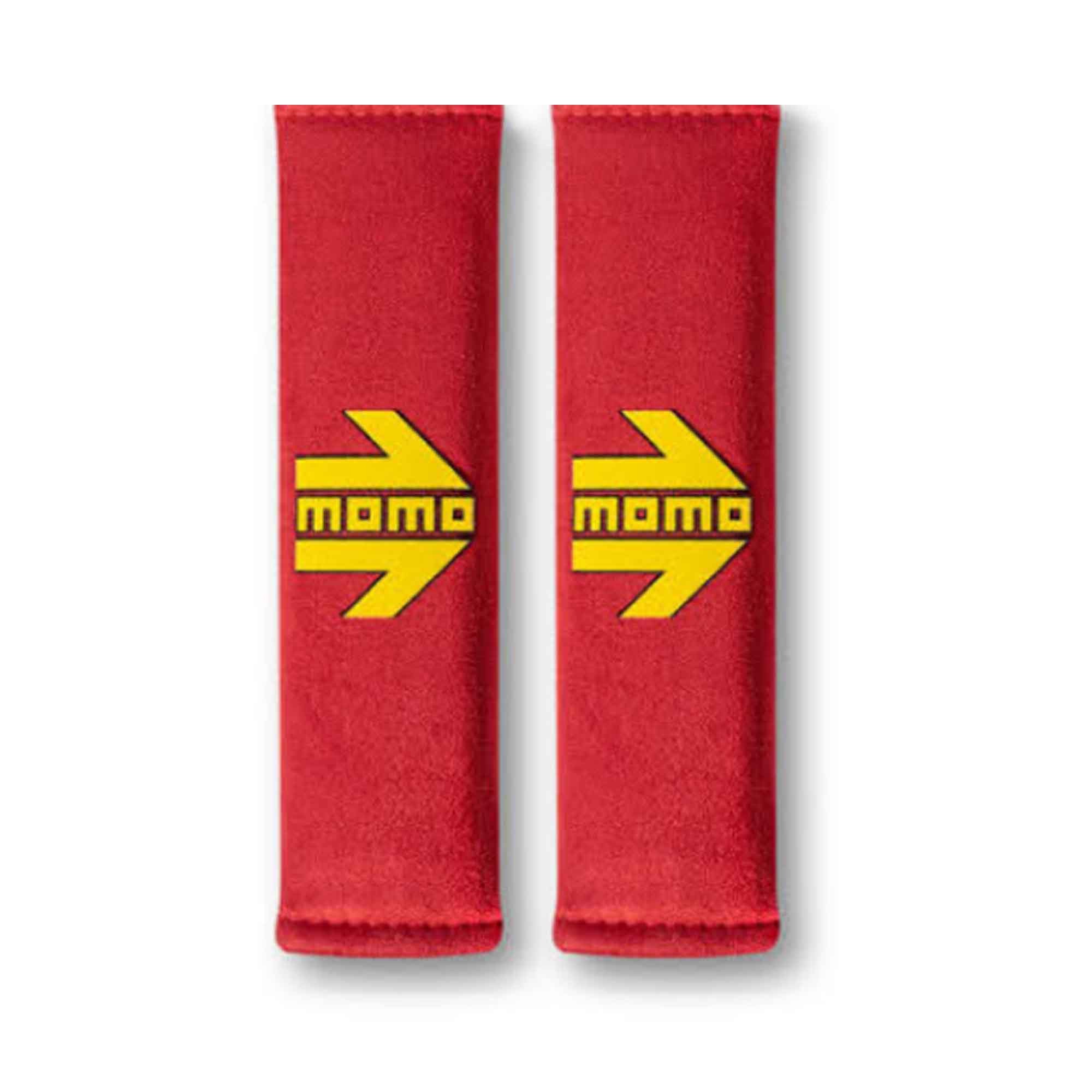 SET ALMOHADILLAS MOMO CINTURON COCHE ROJO/AMARILLO