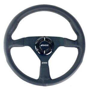 VOLANTE PLANO MOD. CLASSIC PIEL DE NAPPA BRAZOS NEGROS OCC MOTORSPORT