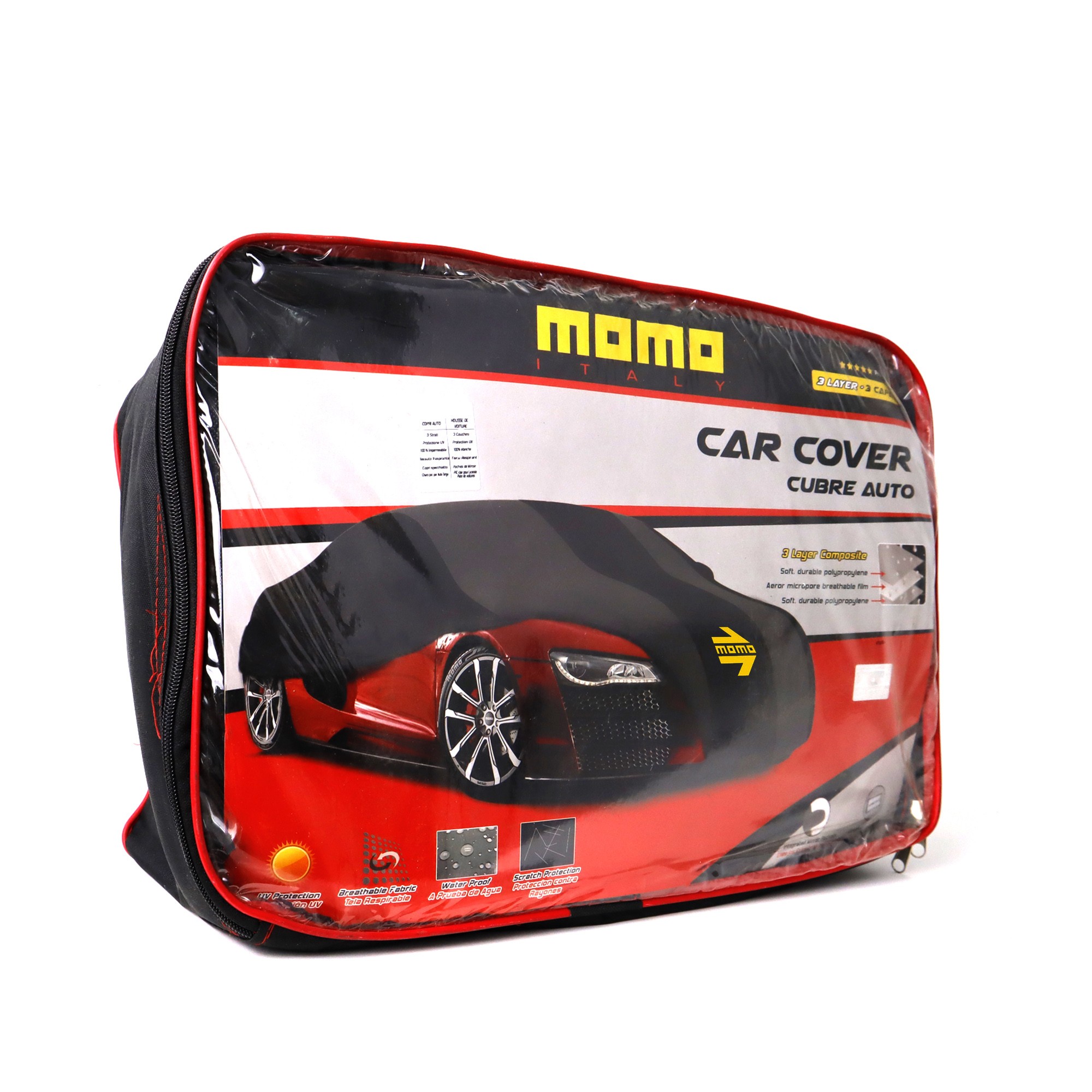 FUNDA CUBRE COCHE MOMO TALLA XL 1 CAPA - Imagen 6