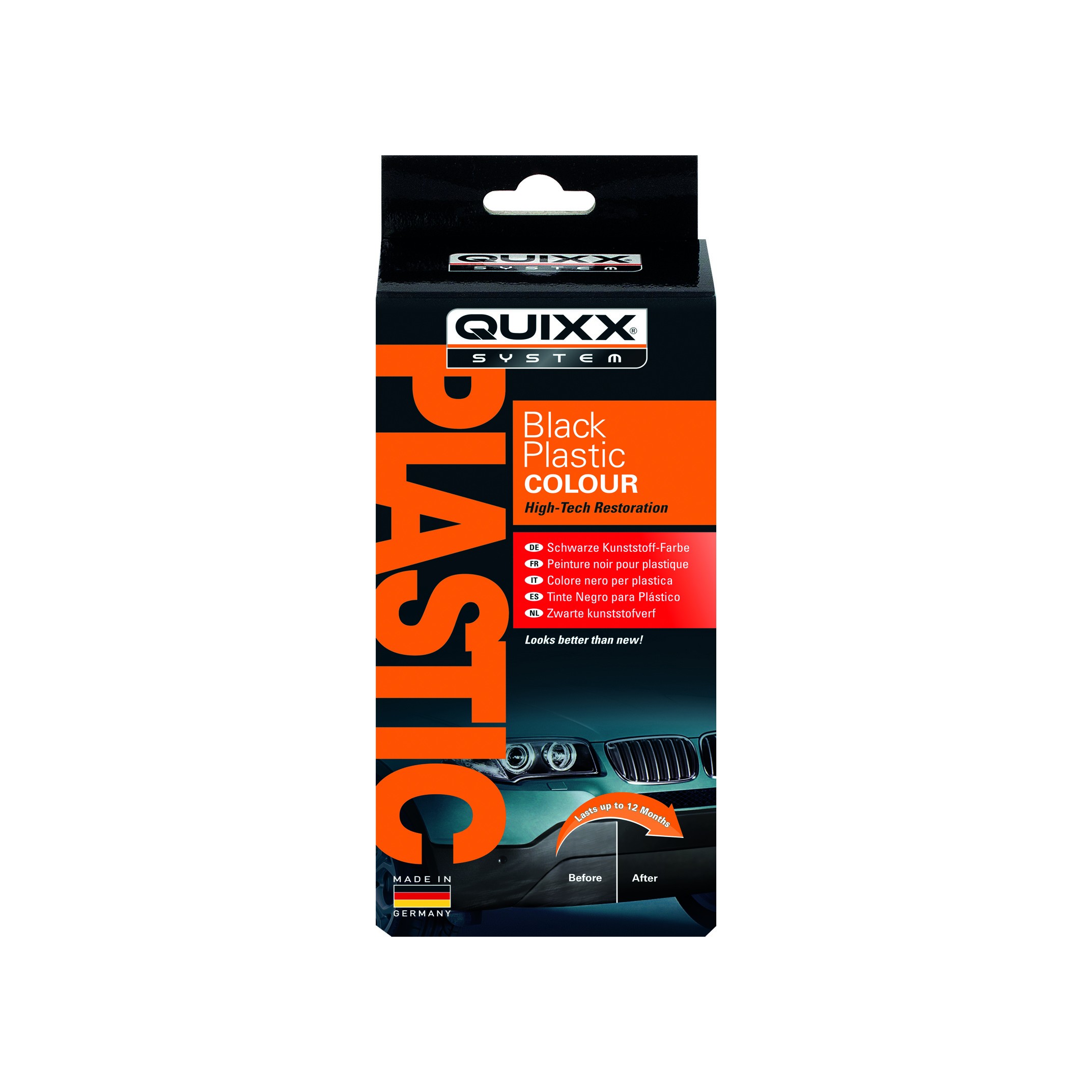 QUIXX NEGRO PLÁSTICOS CON COLOR / BLACK PLASTIC COLOUR - Imagen 2